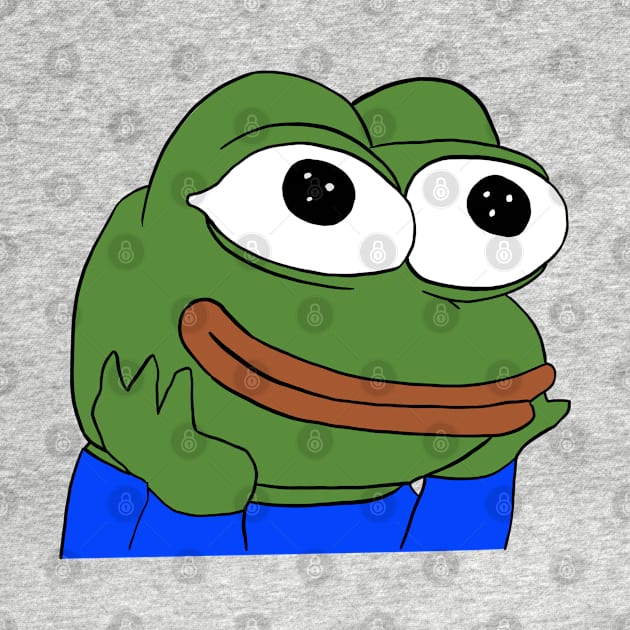 feelswowman happy wholesome pepe by sivelobanova